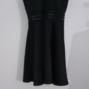 City Studio Black Midi Dress